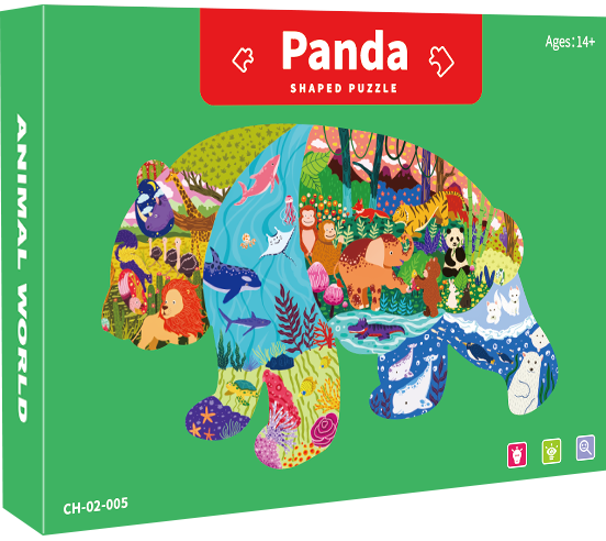 Дети оптовые пользовательские головоломки развивающие игрушки игры животных размер A3 a4 шт головоломки