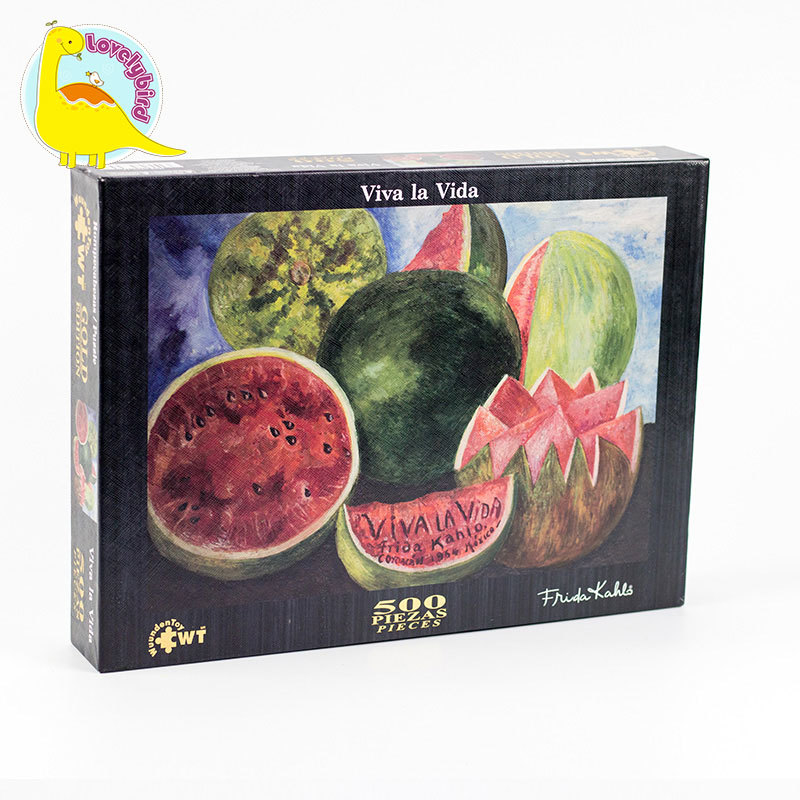 Оптовая фабрика игрушек Custom 500pc Jigsaw Puzzle